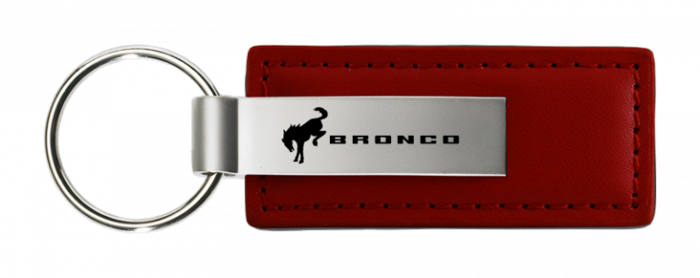 Ford Bronco 2020 Leather Key Chain Fob - Official Licensed