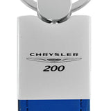 Chrysler 200 Duo Leather / Chrome Key Chain Fob - Official Licensed