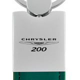 Chrysler 200 Duo Leather / Chrome Key Chain Fob - Official Licensed