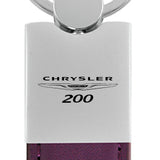 Chrysler 200 Duo Leather / Chrome Key Chain Fob - Official Licensed