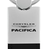 Chrysler Pacifica Duo Leather / Chrome Key Chain Fob - Official Licensed