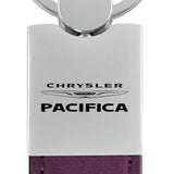 Chrysler Pacifica Duo Leather / Chrome Key Chain Fob - Official Licensed