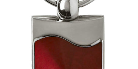 RAM Longhorn Rectangular Wave Key Chain Fob - Official Licensed