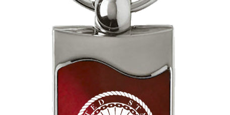 U.S. Navy Rectangular Wave Key Chain Fob - Official Licensed