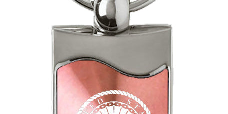 U.S. Navy Rectangular Wave Key Chain Fob - Official Licensed
