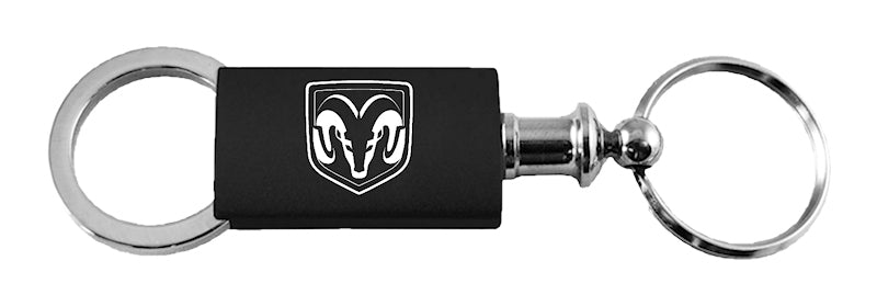 RAM Head Anodized Aluminum Valet Key Chain Fob - Official Licensed