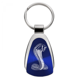 Ford Mustang Cobra Teardrop Key Chain Fob - Official Licensed