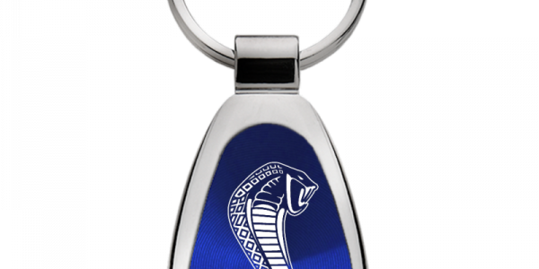 Ford Mustang Cobra Teardrop Key Chain Fob - Official Licensed