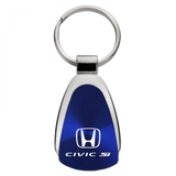 Honda Civic SI Teardrop Key Chain Fob - Official Licensed