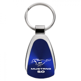 Ford Mustang 5.0 Teardrop Key Chain Fob - Official Licensed