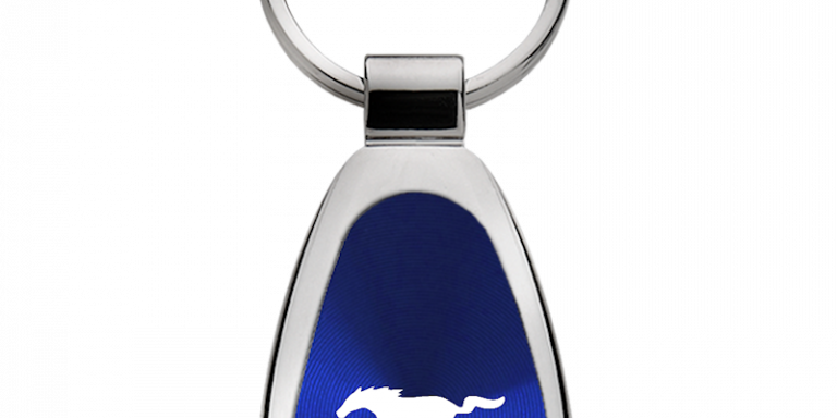 Ford Mustang 50 Years Teardrop Key Chain Fob - Official Licensed
