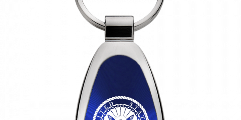U.S. Navy Teardrop Key Chain Fob - Official Licensed