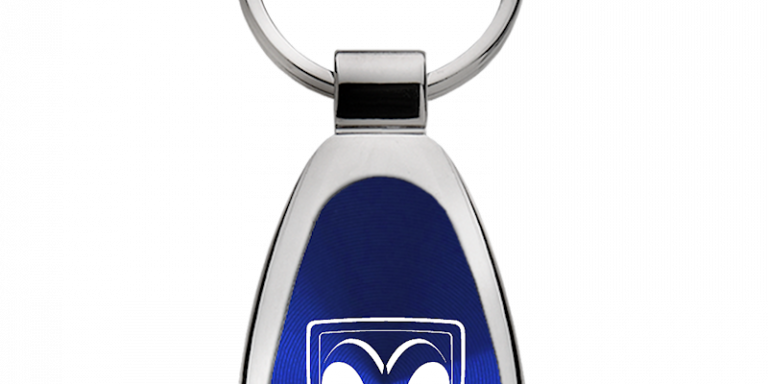 Ram Head Teardrop Key Chain Fob -Official Licensed
