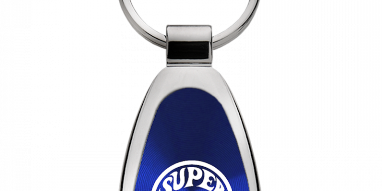 Plymouth Super Bee Teardrop Key Chain Fob - Official Licensed