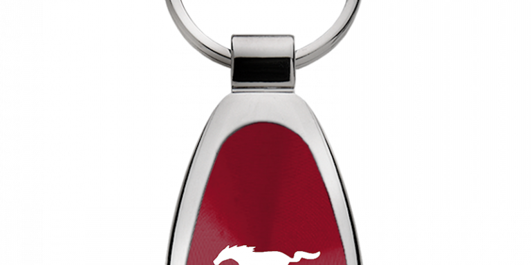 Ford Mustang 50 Years Teardrop Key Chain Fob - Official Licensed