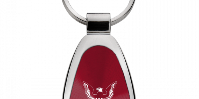 U.S. Navy Insignia Teardrop Key Chain Fob - Official Licensed