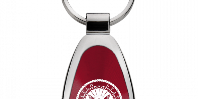 U.S. Navy Teardrop Key Chain Fob - Official Licensed