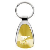 Ford Mustang 50 Years Teardrop Key Chain Fob - Official Licensed