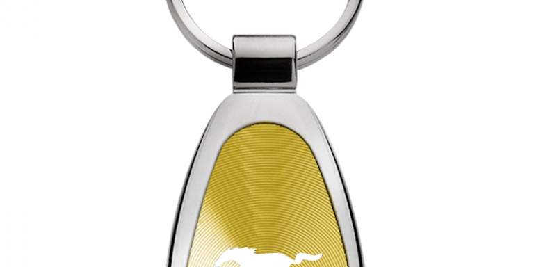 Ford Mustang 50 Years Teardrop Key Chain Fob - Official Licensed