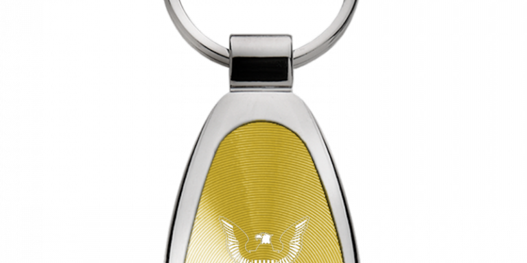 U.S. Navy Insignia Teardrop Key Chain Fob - Official Licensed