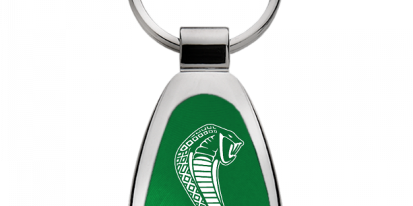 Ford Mustang Cobra Teardrop Key Chain Fob - Official Licensed