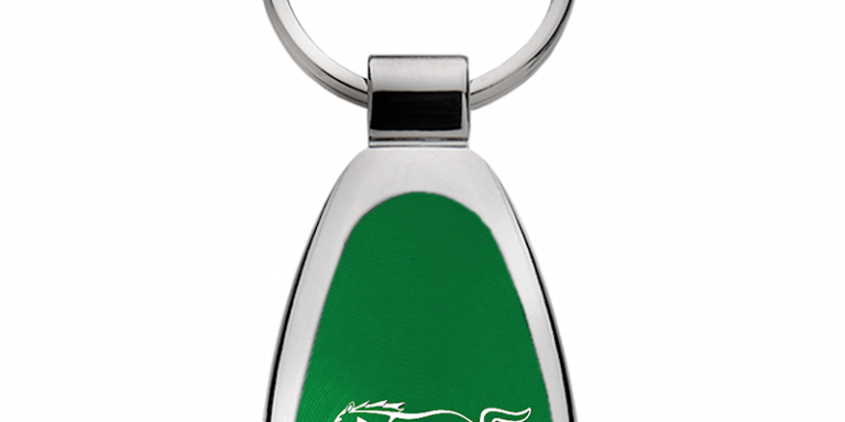 Ford Mustang 5.0 Teardrop Key Chain Fob - Official Licensed