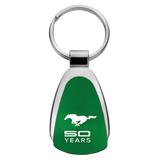 Ford Mustang 50 Years Teardrop Key Chain Fob - Official Licensed