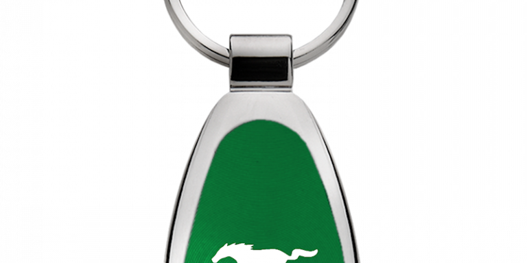 Ford Mustang 50 Years Teardrop Key Chain Fob - Official Licensed
