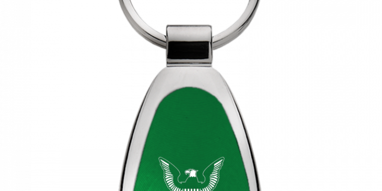 U.S. Navy Insignia Teardrop Key Chain Fob - Official Licensed