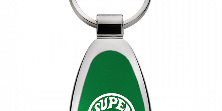 Plymouth Super Bee Teardrop Key Chain Fob - Official Licensed