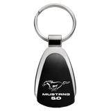 Ford Mustang 5.0 Teardrop Key Chain Fob - Official Licensed