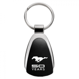 Ford Mustang 50 Years Teardrop Key Chain Fob - Official Licensed
