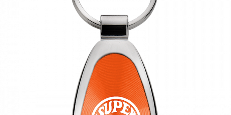 Plymouth Super Bee Teardrop Key Chain Fob - Official Licensed
