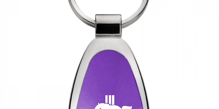 Ford Mustang Tri-Bar Teardrop Key Chain Fob - Official Licensed
