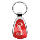 Ford Mustang Cobra Teardrop Key Chain Fob - Official Licensed