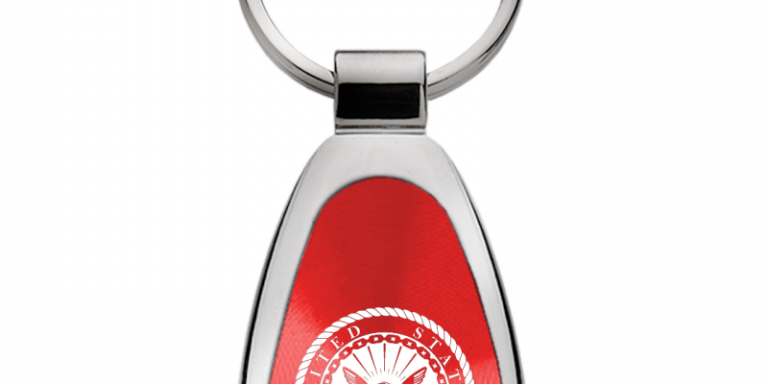 U.S. Navy Teardrop Key Chain Fob - Official Licensed