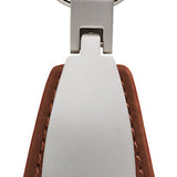 Chrysler Leather Teardrop Key Chain Fob - Official Licensed