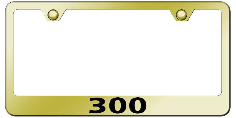 Chrysler 300 Standard License Plate Frame - Laser Etched - Official Licensed