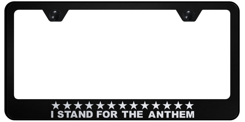 Stand 4 Anthem Standard License Plate Frame - Laser Etched - Official Licensed