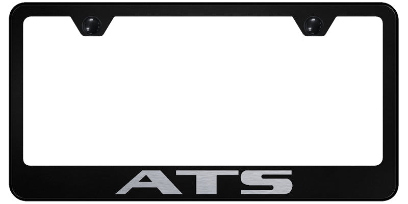 Cadillac ATS Standard License Plate Frame - Laser Etched - Official Licensed