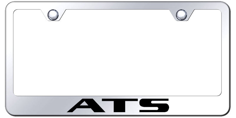 Cadillac ATS Standard License Plate Frame - Laser Etched - Official Licensed