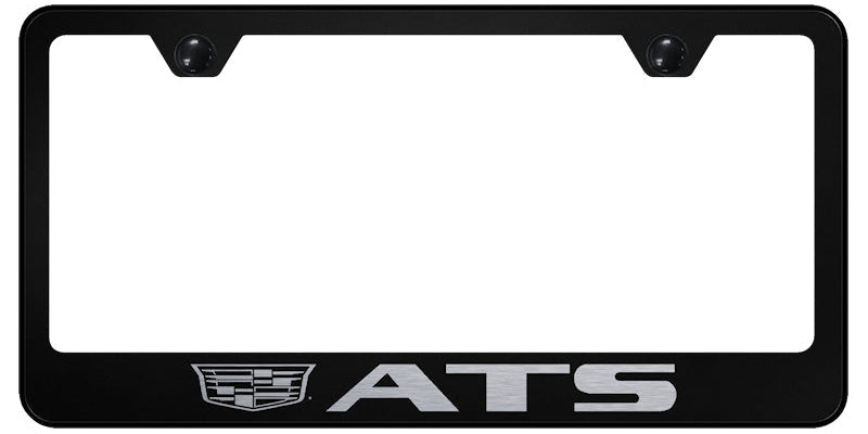 Cadillac ATS 2014 Standard License Plate Frame - Laser Etched - Official Licensed