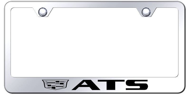 Cadillac ATS 2014 Standard License Plate Frame - Laser Etched - Official Licensed