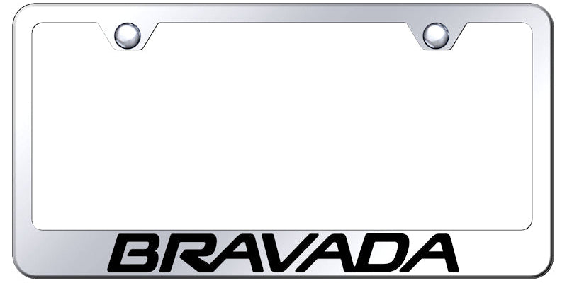 Oldsmobile Bravada Standard License Plate Frame - Laser Etched - Official Licensed
