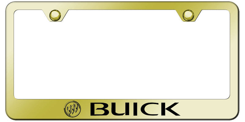 Buick Standard License Plate Frame - Laser Etched - Official Licensed
