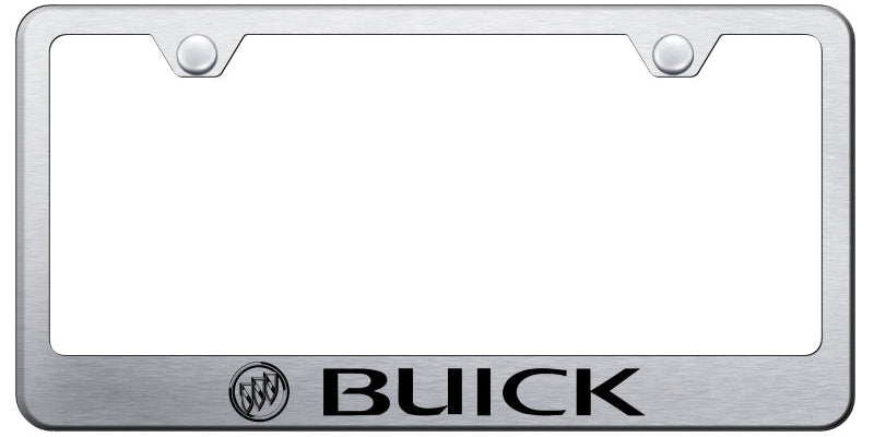 Buick Standard License Plate Frame - Laser Etched - Official Licensed