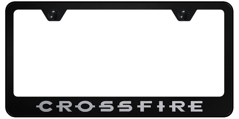 Chrysler Crossfire Standard License Plate Frame - Laser Etched - Official Licensed