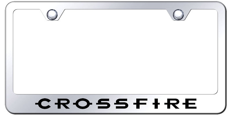 Chrysler Crossfire Standard License Plate Frame - Laser Etched - Official Licensed