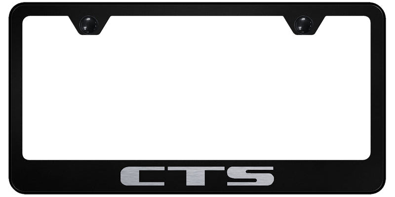 Cadillac CTS Standard License Plate Frame - Laser Etched - Official Licensed