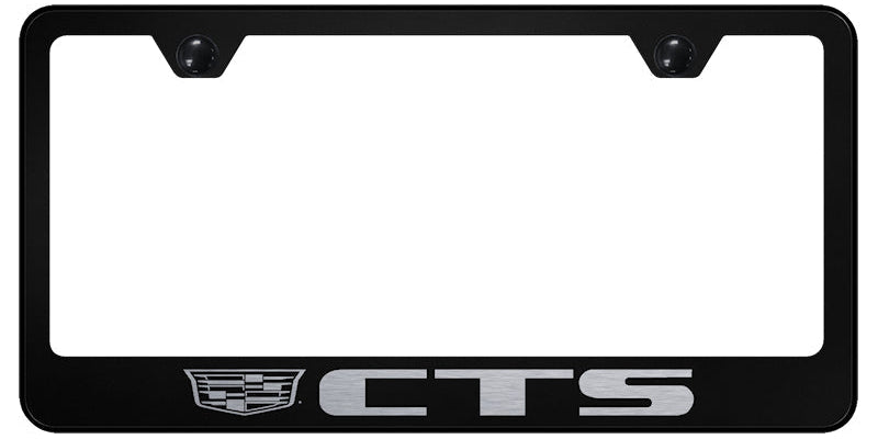 Cadillac CTS 2014 Standard License Plate Frame - Laser Etched - Official Licensed